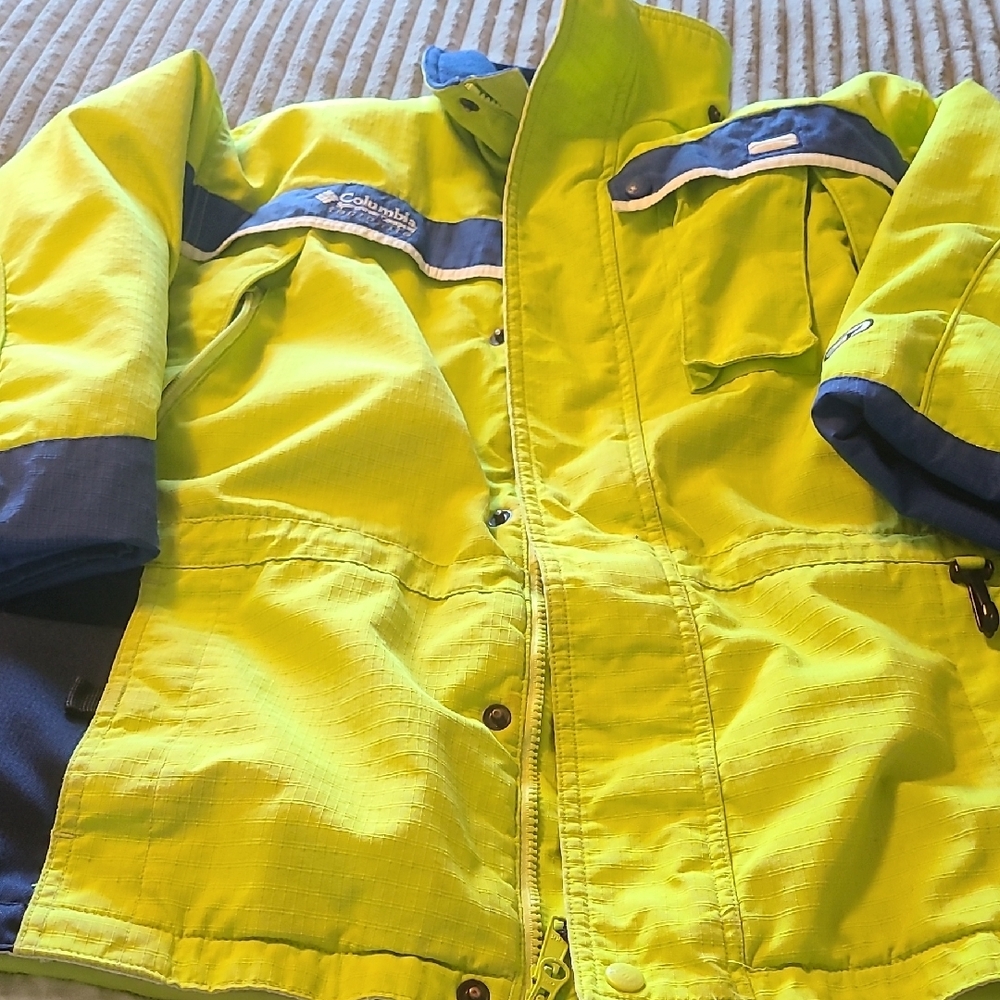 Columbia Kids Yellow and Blue Jacket